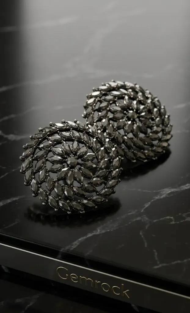 Midnight Bloom Studs