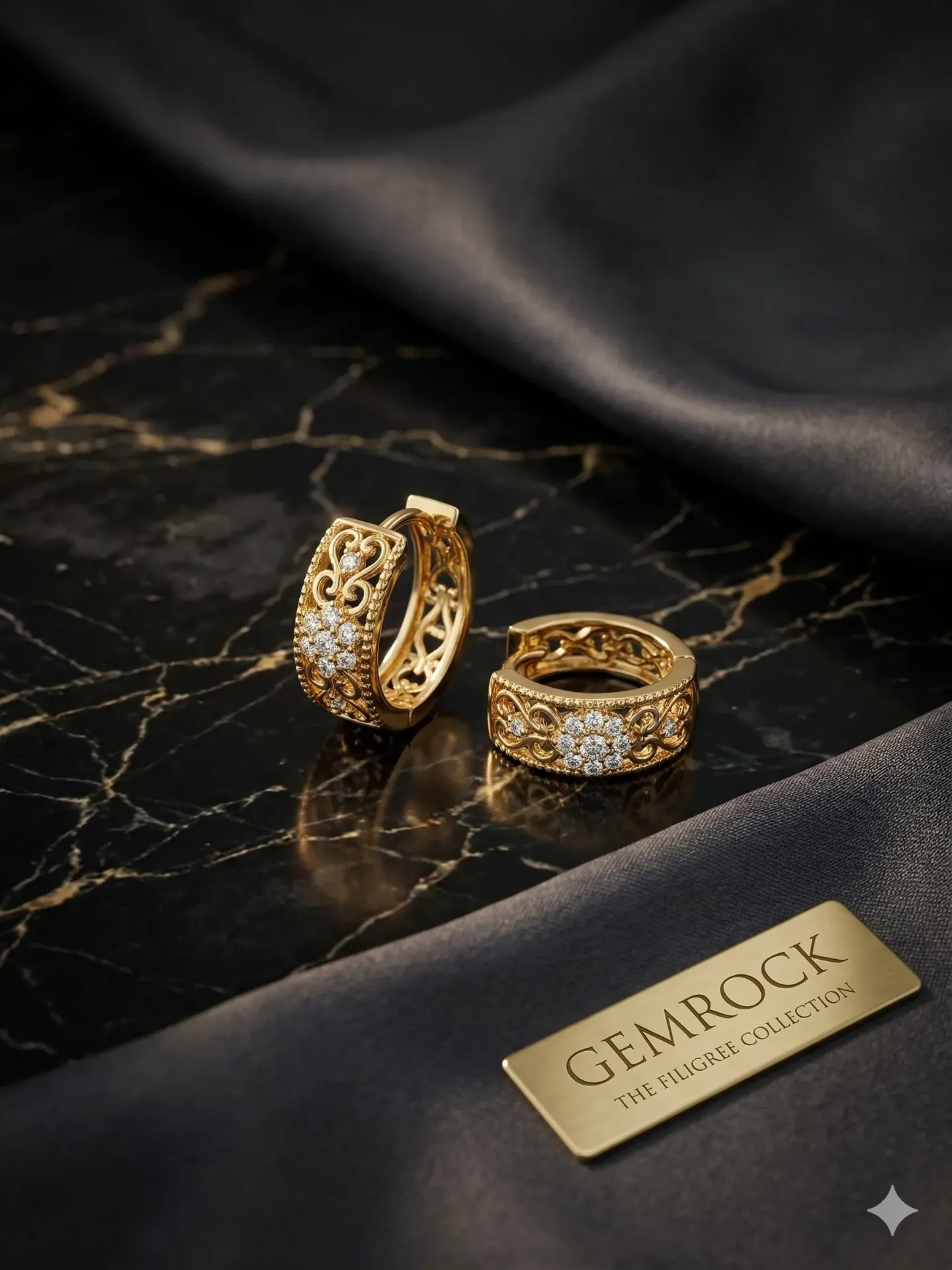 The Aurelia Filigree Hoops